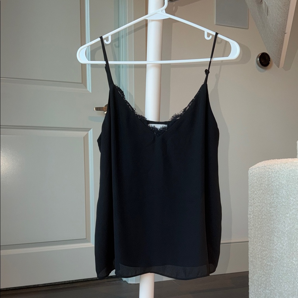 Allison Joy Black Lace Cami Top